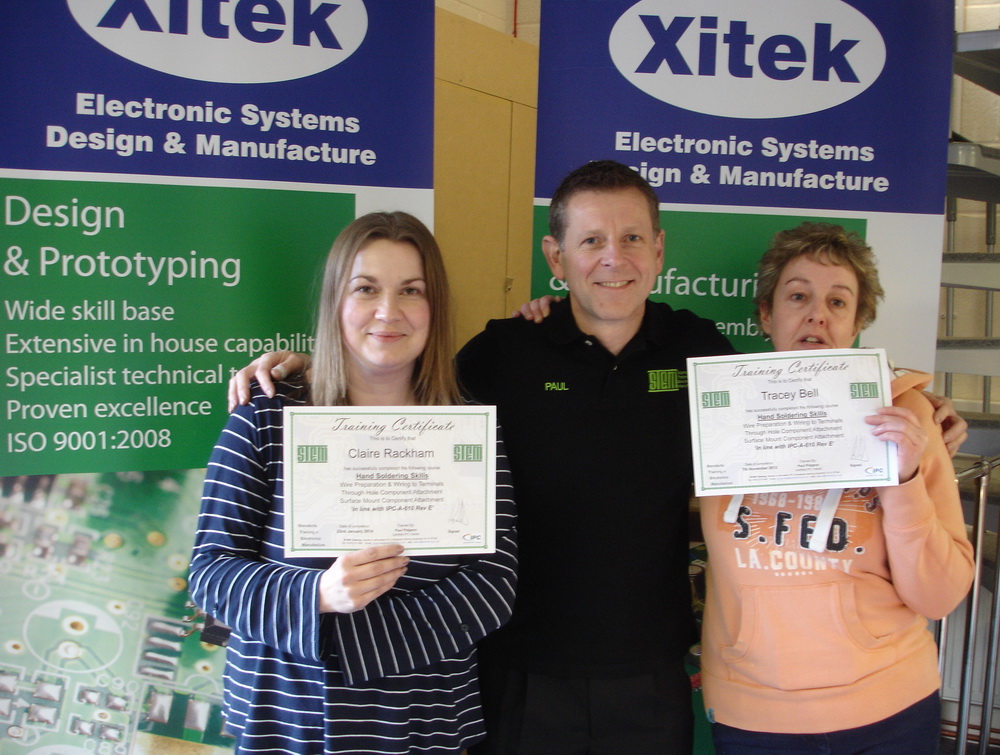 Tracey and Claire receive their IPC Certification